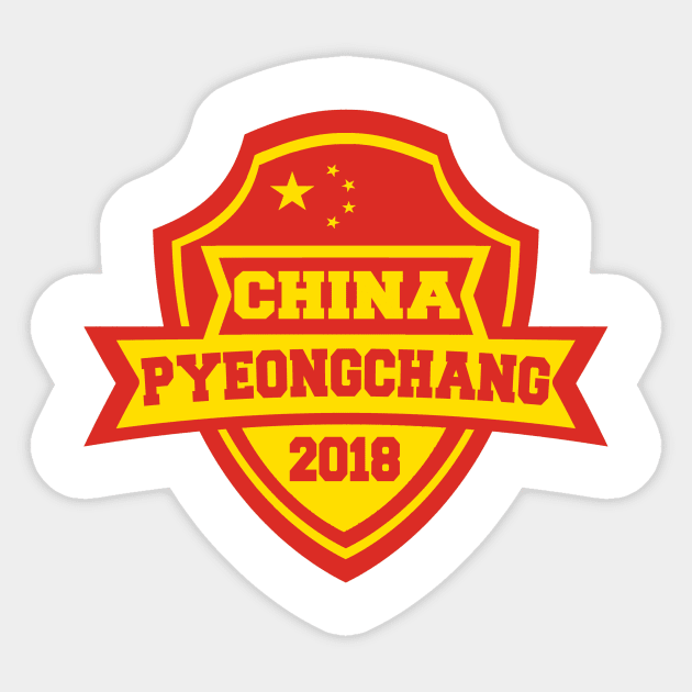 Team China Pyeongchang 2018 Sticker by OffesniveLine